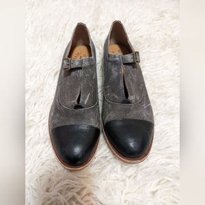 Kork-Ease Niseda Oxfords grey and black